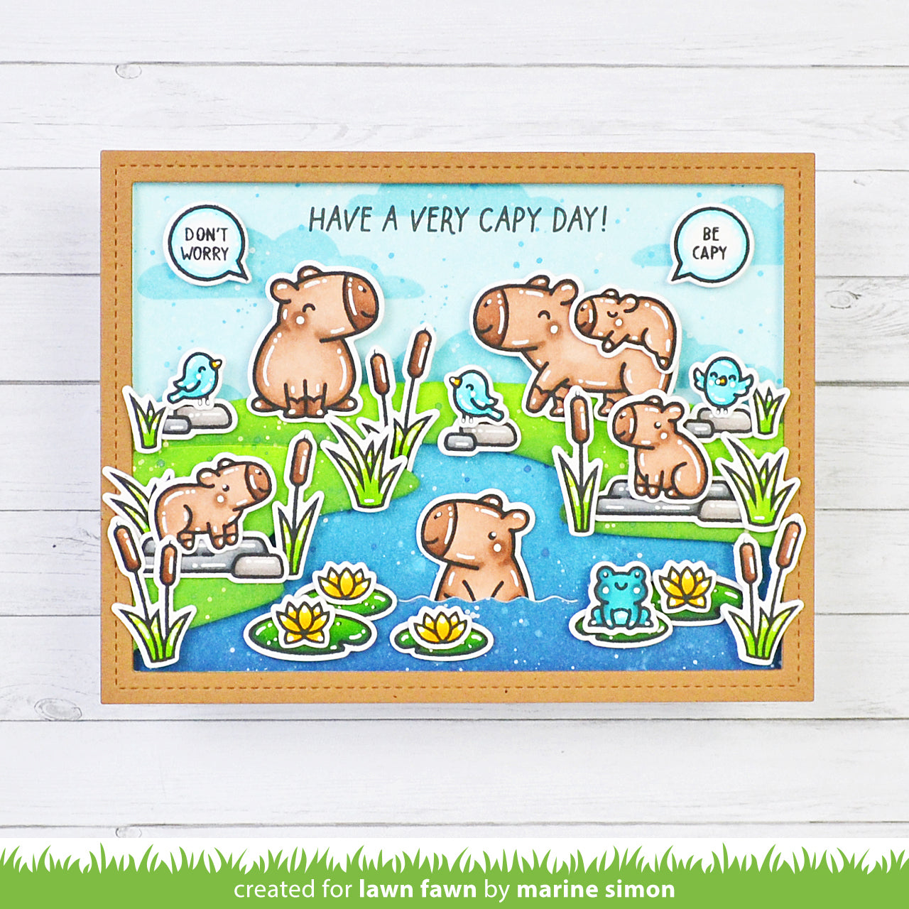 Lawn Fawn - Capybaras!