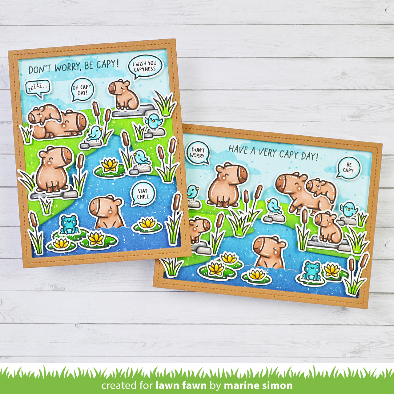 Lawn Fawn - Capybaras!