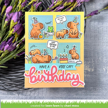 Lawn Fawn - Scripty Birthday Outline Add-On