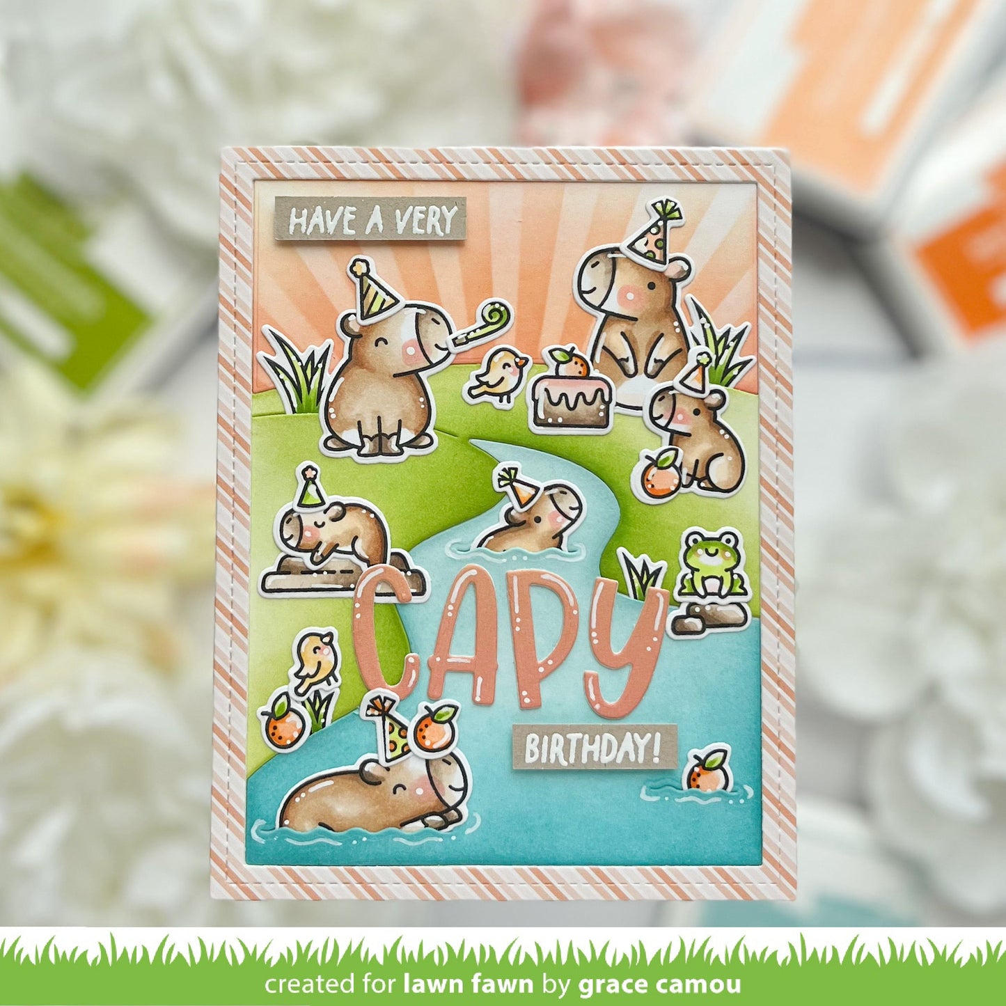 Lawn Fawn - Capybaras!