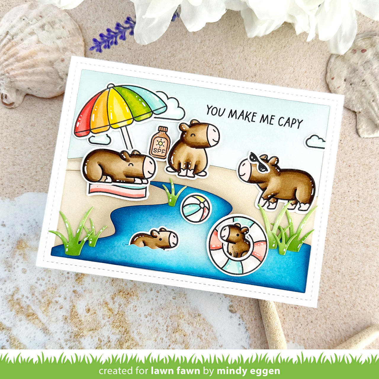 Lawn Fawn - Capybaras!