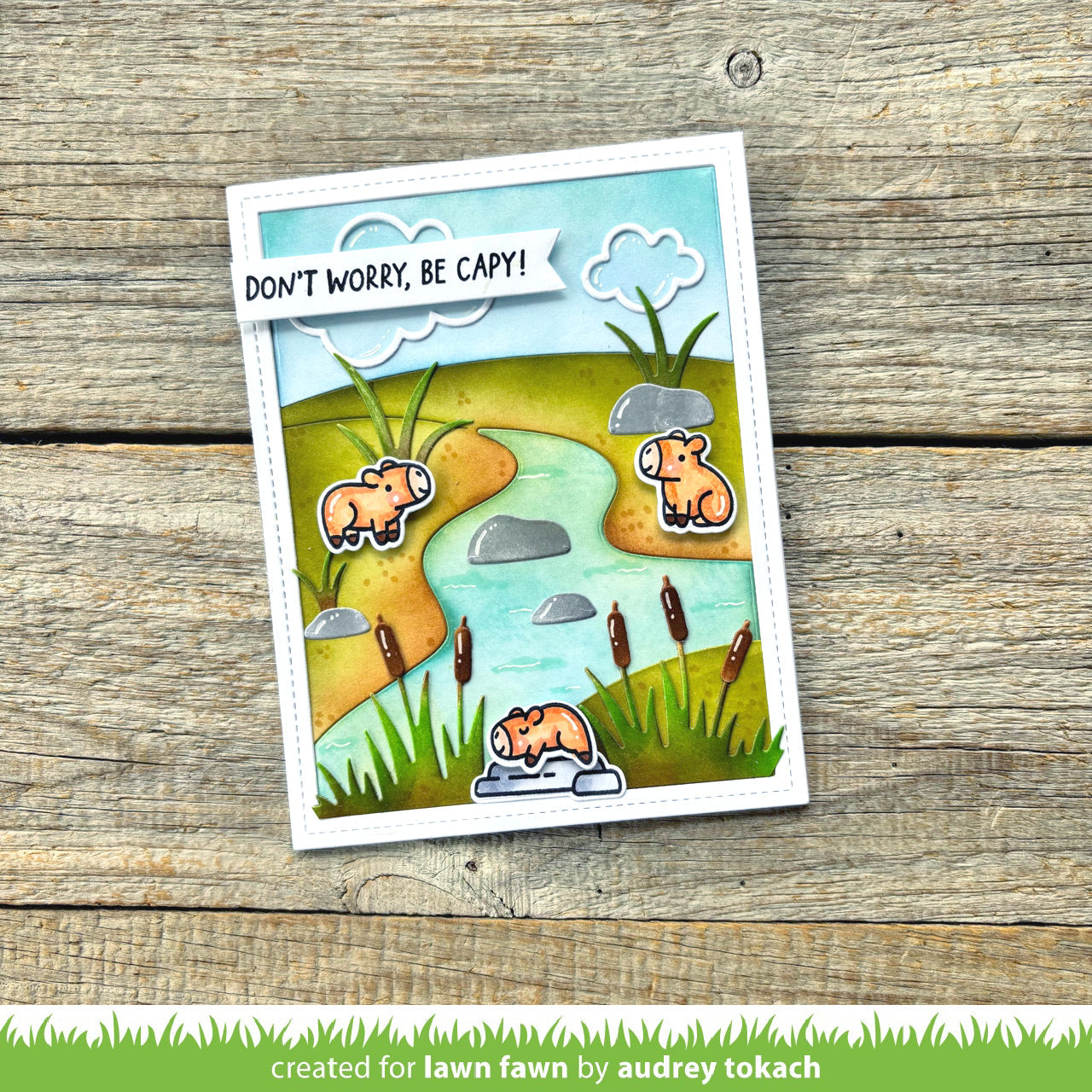 Lawn Fawn - Capybaras! Add-On