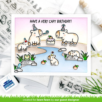 Lawn Fawn - Capybaras! Add-On