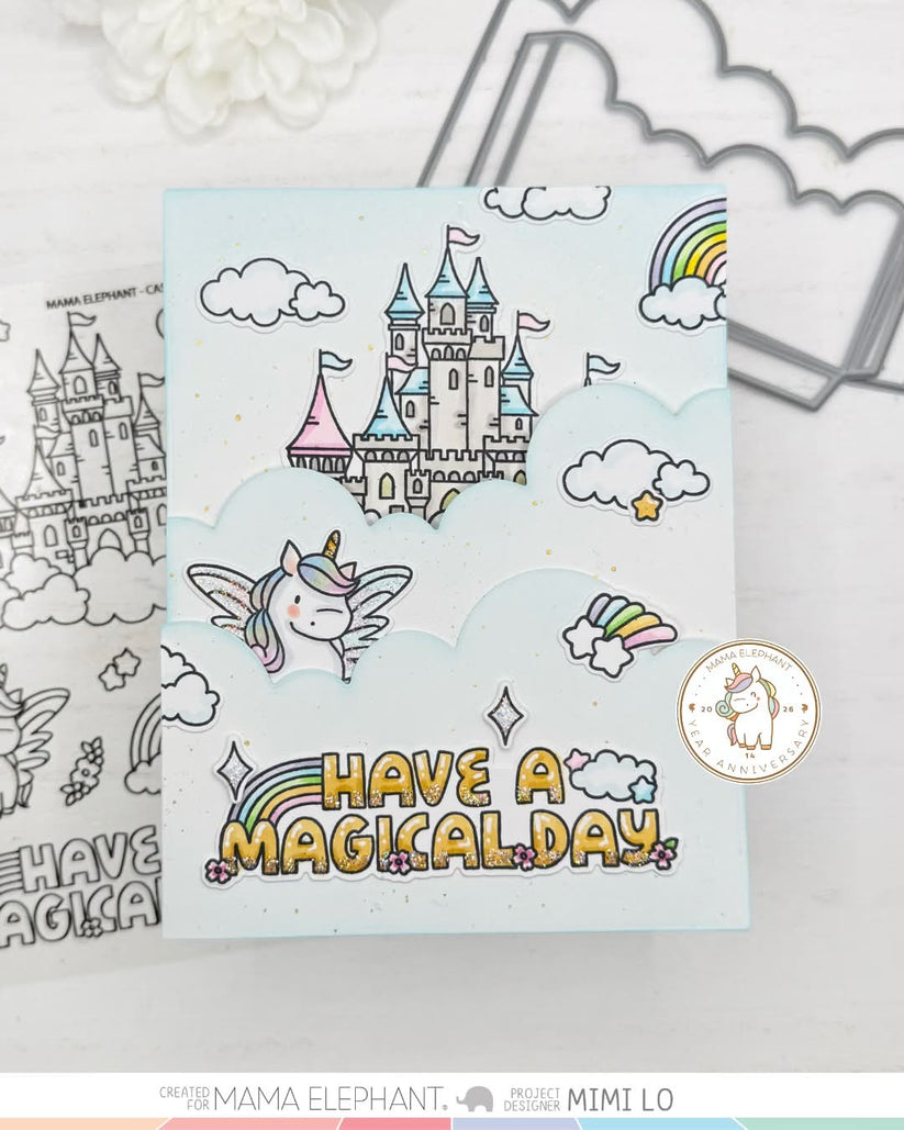 Mama Elephant - Bi-Fold Clouds - Creative Cuts