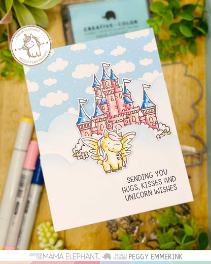 Mama Elephant - Bi-Fold Clouds - Creative Cuts