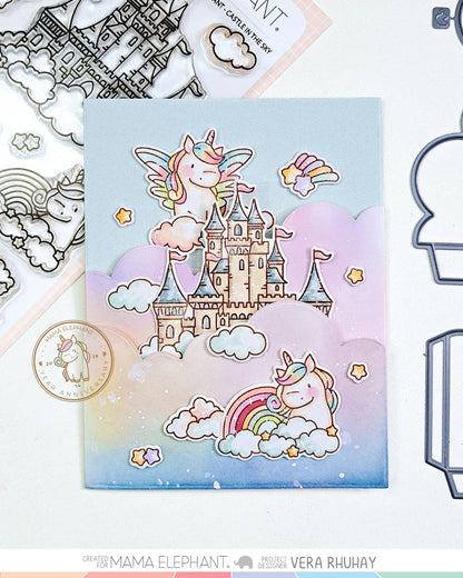 Mama Elephant - Bi-Fold Clouds - Creative Cuts