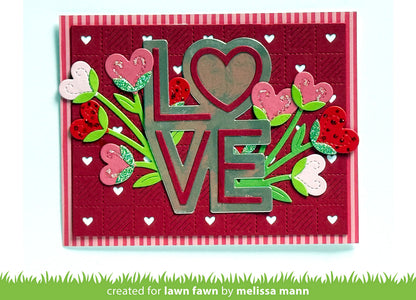 Lawn Fawn - Giant Outlined Love
