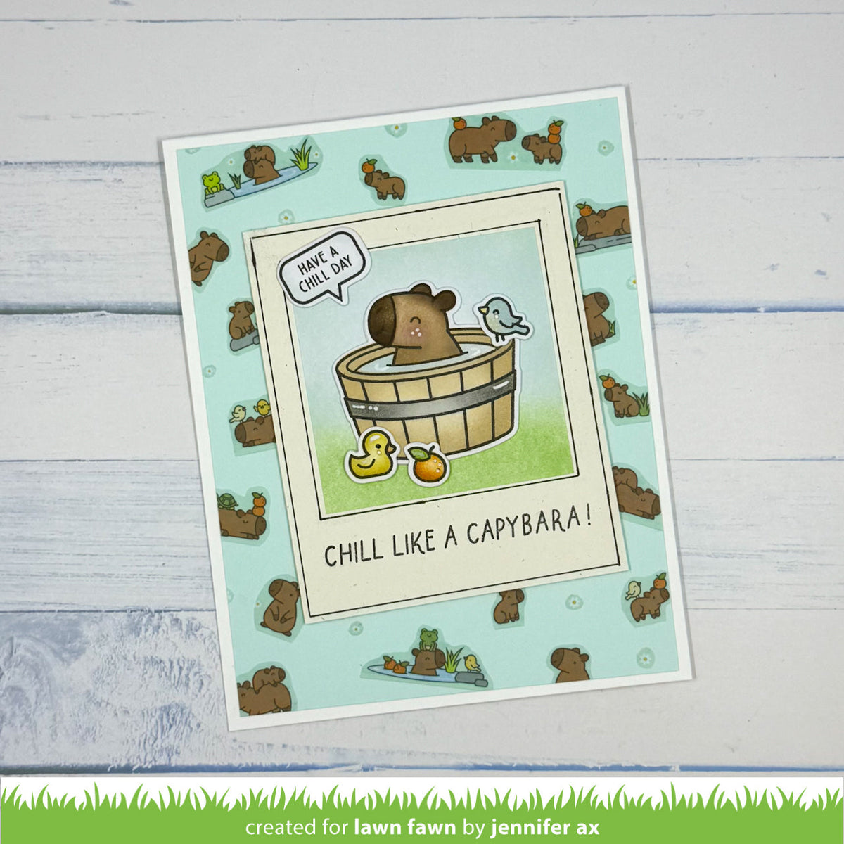 Lawn Fawn - Chill, Capybara! Kids Cardmaking Kit