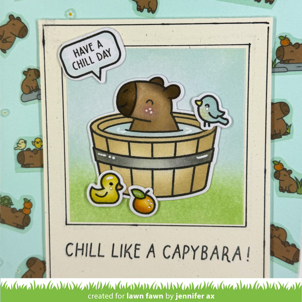 Lawn Fawn - Chill, Capybara! Kids Cardmaking Kit