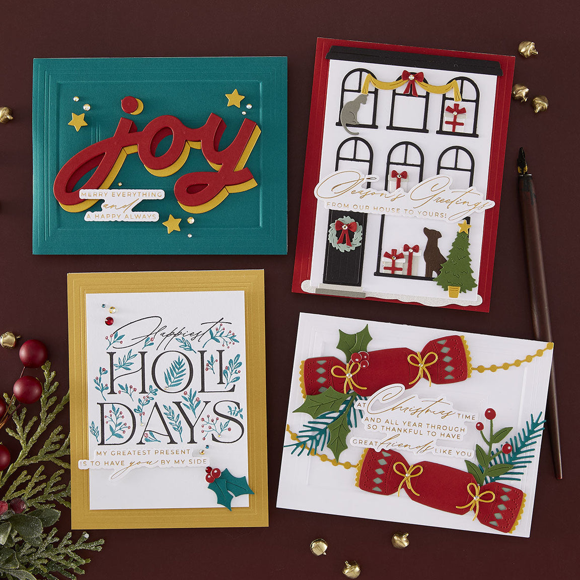 Spellbinders - City Holiday Etched Dies City Holiday