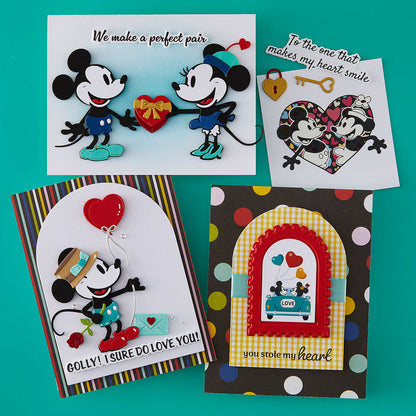 Spellbinders - Classic Mouse Love Etched Dies Add-On