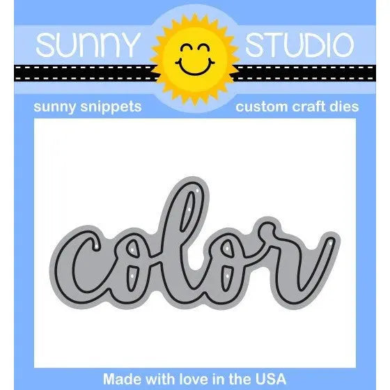 Sunny Studio - Color Word Die