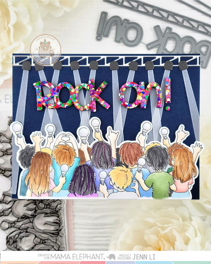 Mama Elephant - You Rock - Creative Cuts