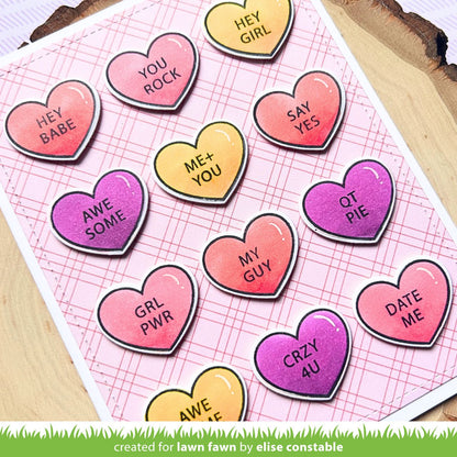 Lawn Fawn - Critter Conversation Hearts