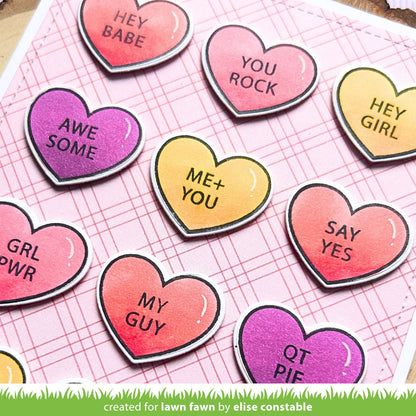 Lawn Fawn - Critter Conversation Hearts