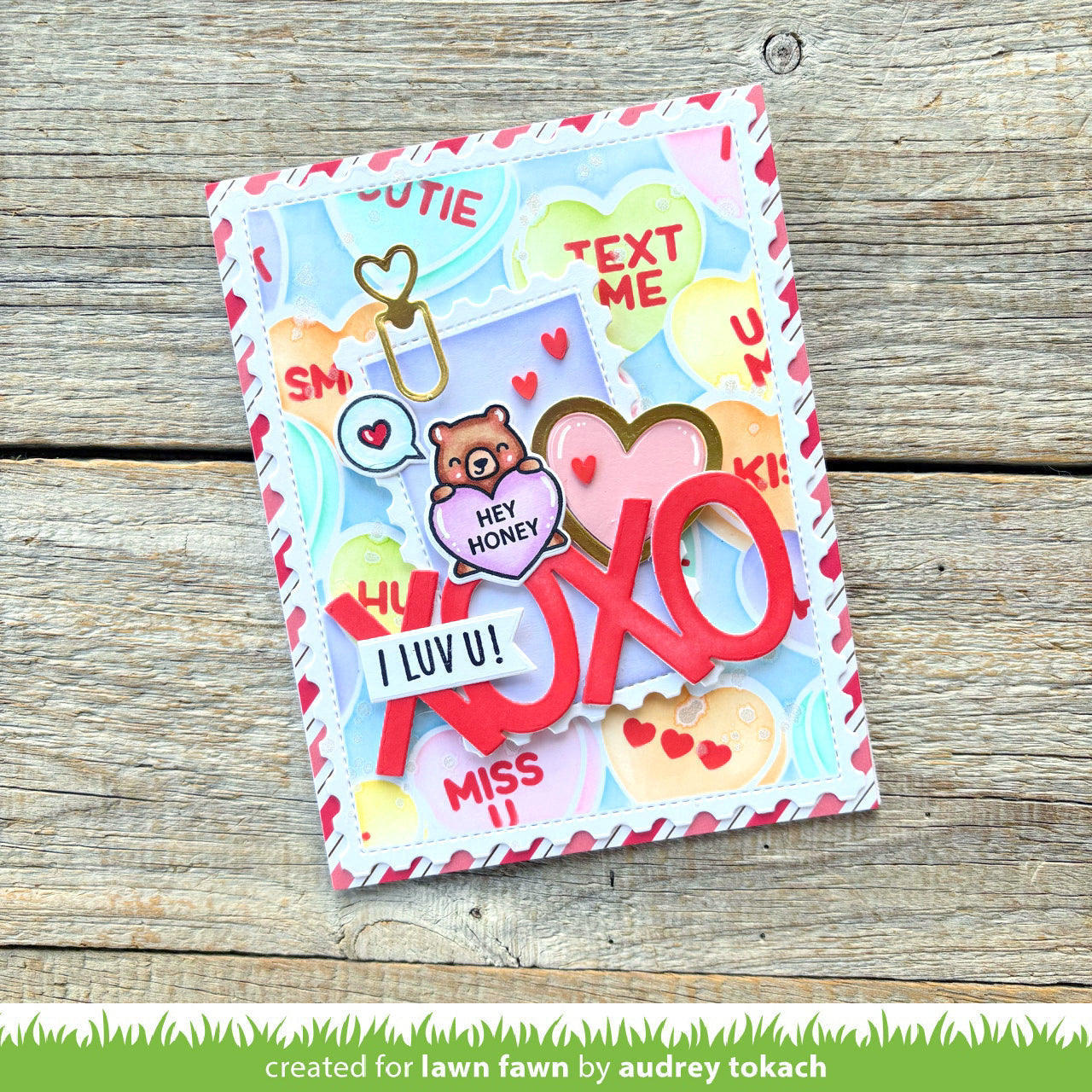 Lawn Fawn - Critter Conversation Hearts