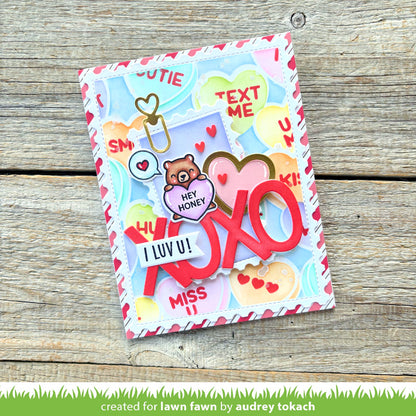 Lawn Fawn - Critter Conversation Hearts