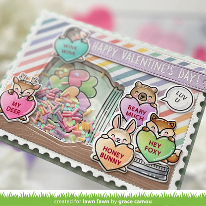 Lawn Fawn - Critter Conversation Hearts