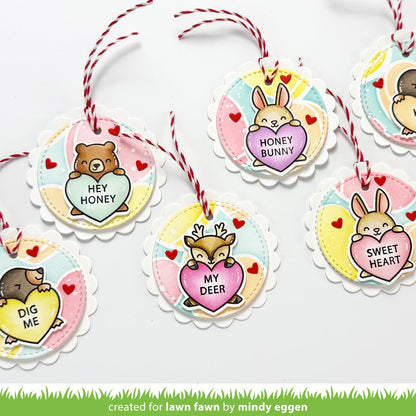 Lawn Fawn - Critter Conversation Hearts