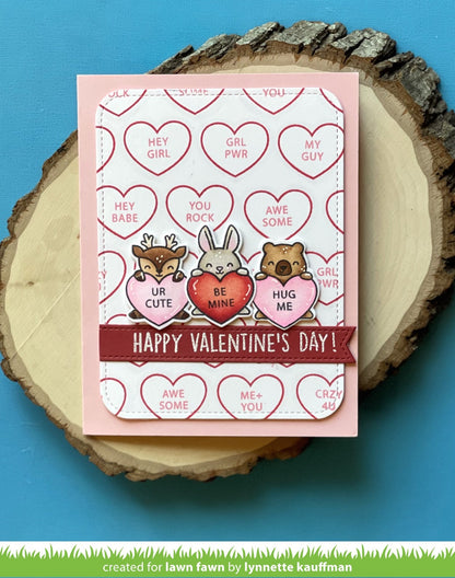 Lawn Fawn - Critter Conversation Hearts