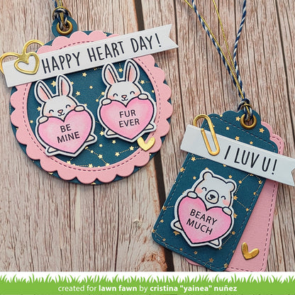 Lawn Fawn - Critter Conversation Hearts