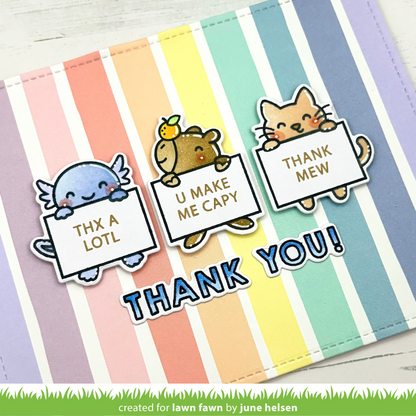 Lawn Fawn - Critter Thank Yous Kids Cardmaking Kit