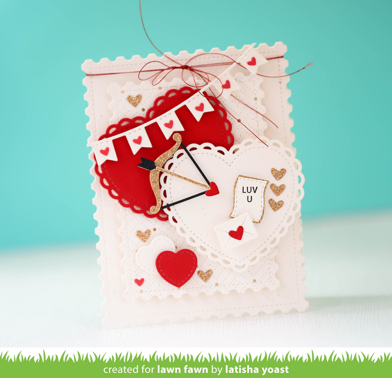 Lawn Fawn - Build-A-Critter Valentine Accessories