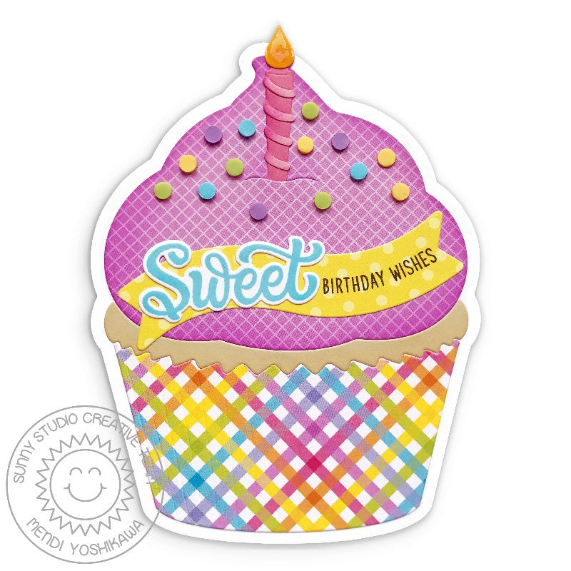 Sunny Studio - Cupcake Shape Dies