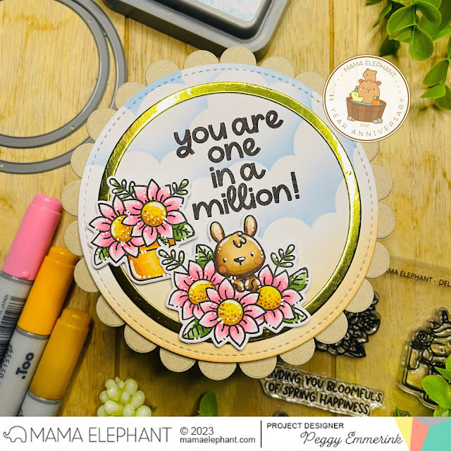 Mama Elephant - Plain Circle Frames - Creative Cuts