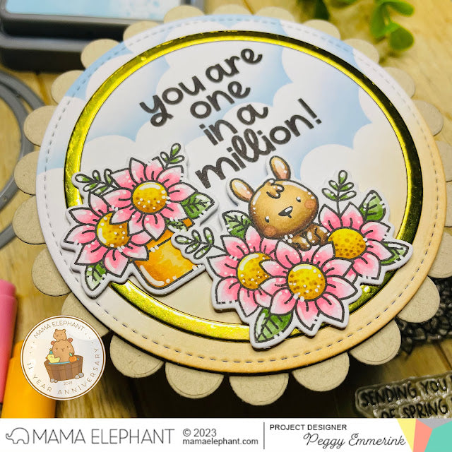Mama Elephant - Plain Circle Frames - Creative Cuts