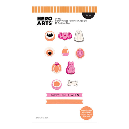 Hero Arts - Beary Sweet Holiday Die Set Candy Kebob Halloween Add On
