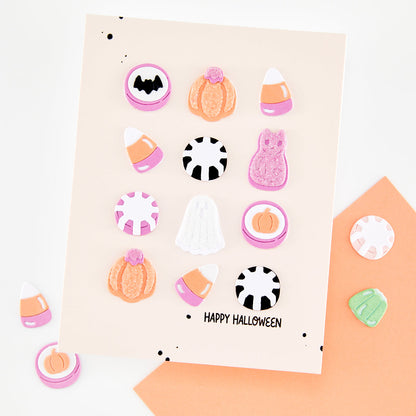 Hero Arts - Beary Sweet Holiday Die Set Candy Kebob Halloween Add On