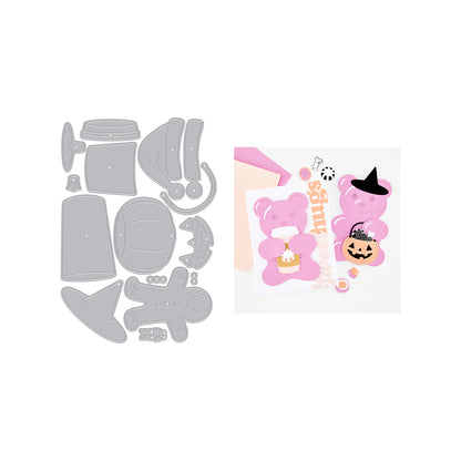 Hero Arts - Beary Sweet Holiday Die Set Bear Hugs Holiday Accessories