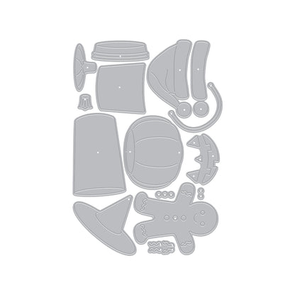Hero Arts - Beary Sweet Holiday Die Set Bear Hugs Holiday Accessories