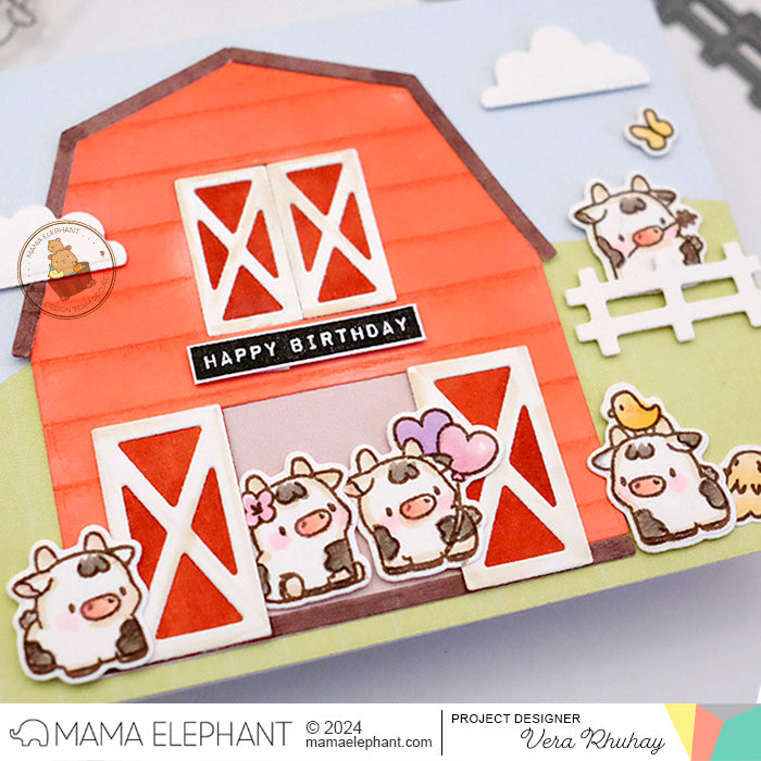 Mama Elephant - Farm House - Creative Cuts