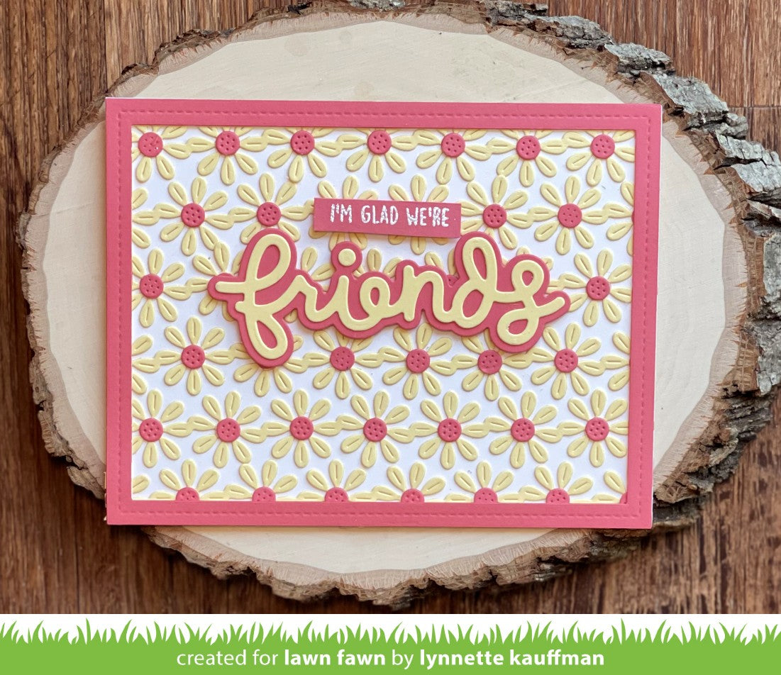 Lawn Fawn - Scripty Friends Outline Add-On