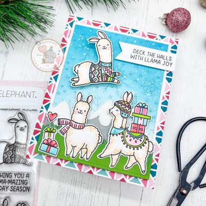 Mama Elephant - Stitched Flurries Cover - Creative Cuts