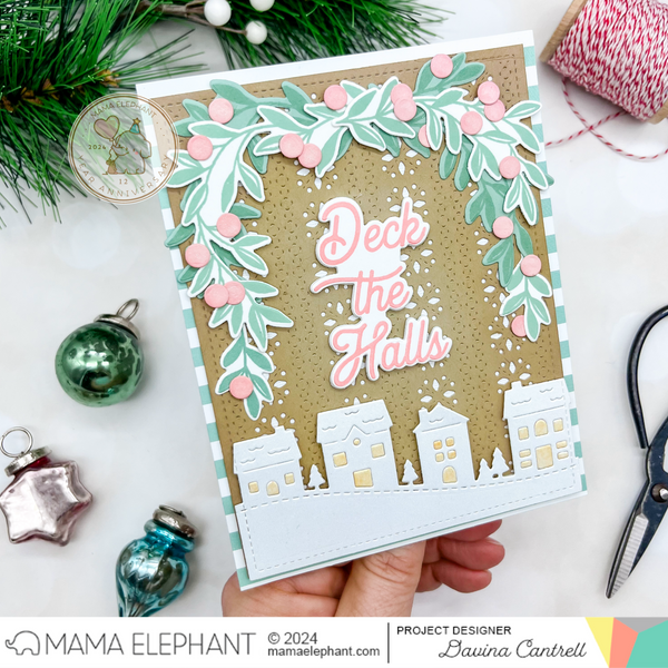 Mama Elephant - Holly And Leaves