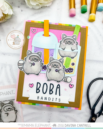 Mama Elephant - Stitched Border Frames - Creative Cuts