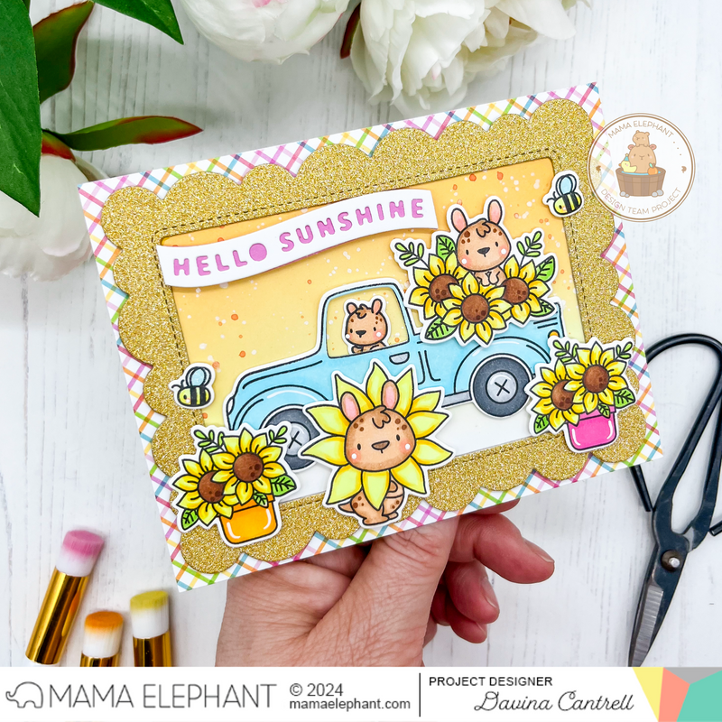 Mama Elephant - Spring Banner Greetings - Creative Cuts