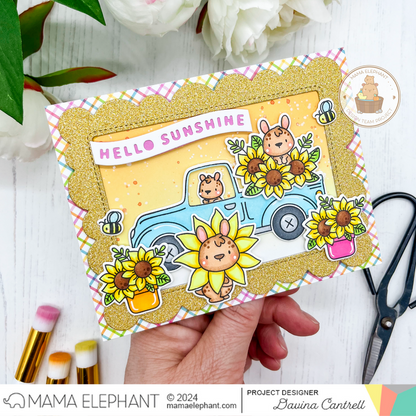 Mama Elephant - Spring Banner Greetings - Creative Cuts