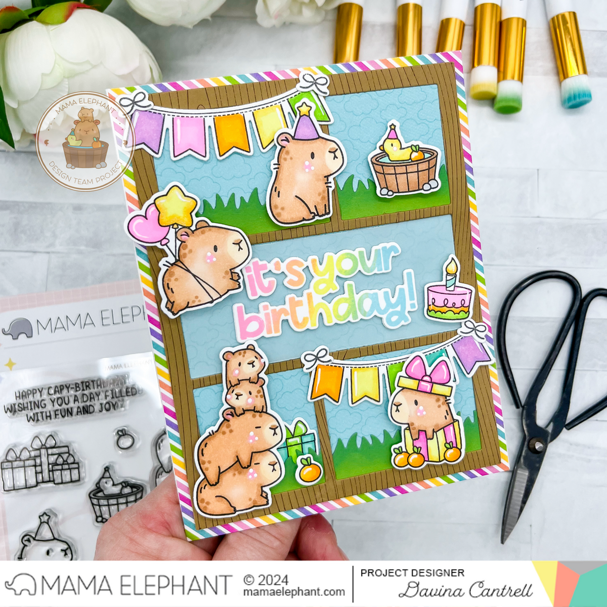 Mama Elephant - A Capybara Party