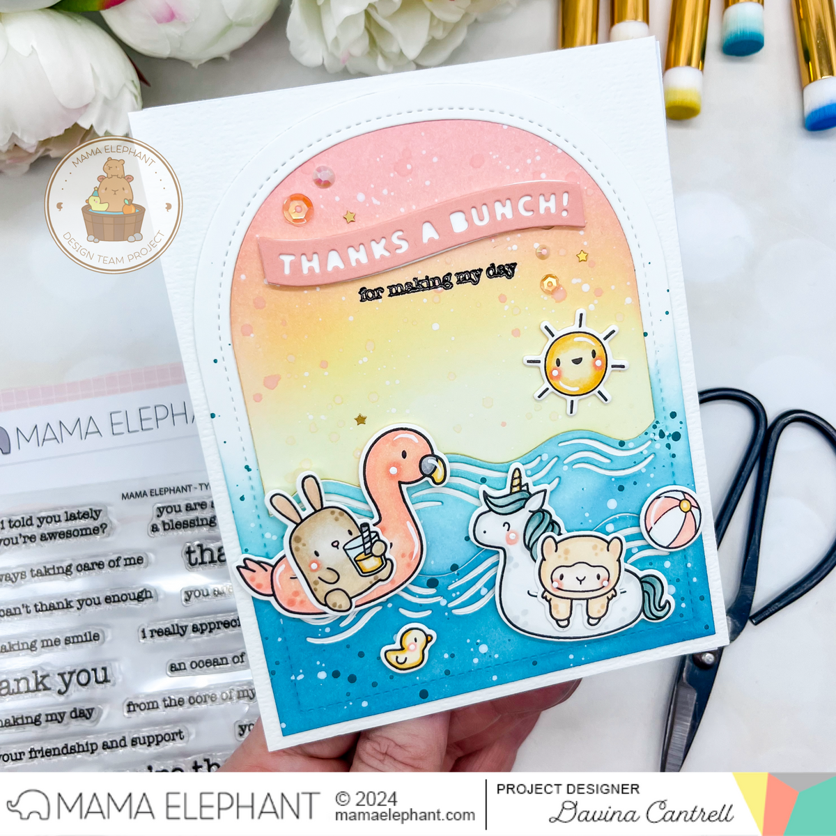 Mama Elephant - Typed Thank Yous