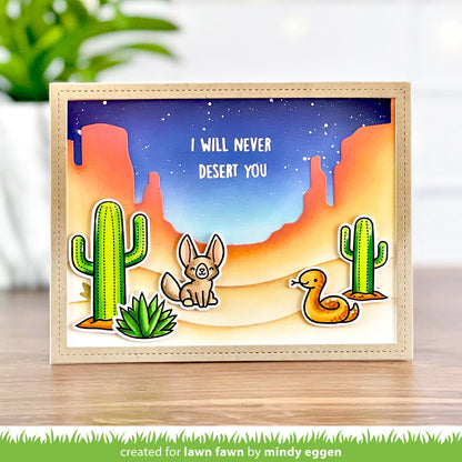 Lawn Fawn - Desert Canyon Backdrop