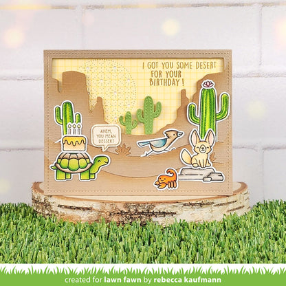 Lawn Fawn - Desert Canyon Backdrop