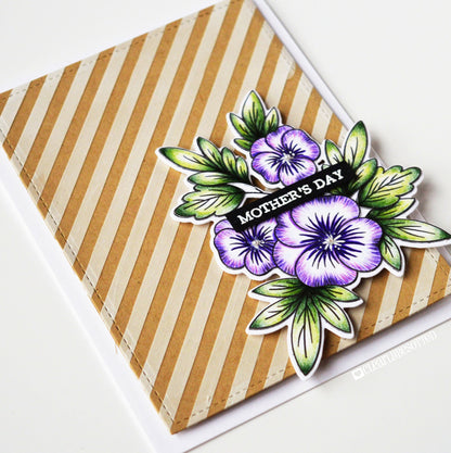 Clearly Besotted - Basic Diagonals Il Stencil