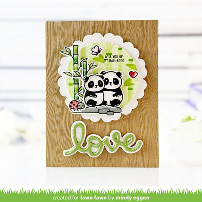 Lawn Fawn - Scripty Love Outline Add-On Die