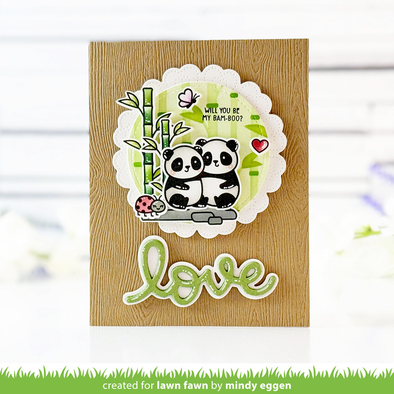 Lawn Fawn - Scripty Love Outline Add-On Die