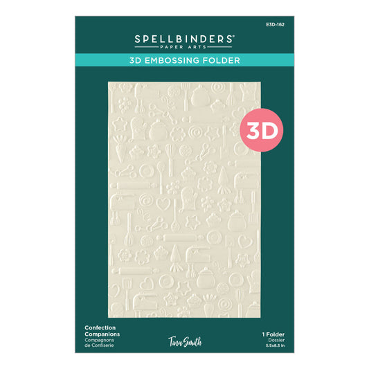 Spellbinders - Confection Companions 3D Embossing Folder