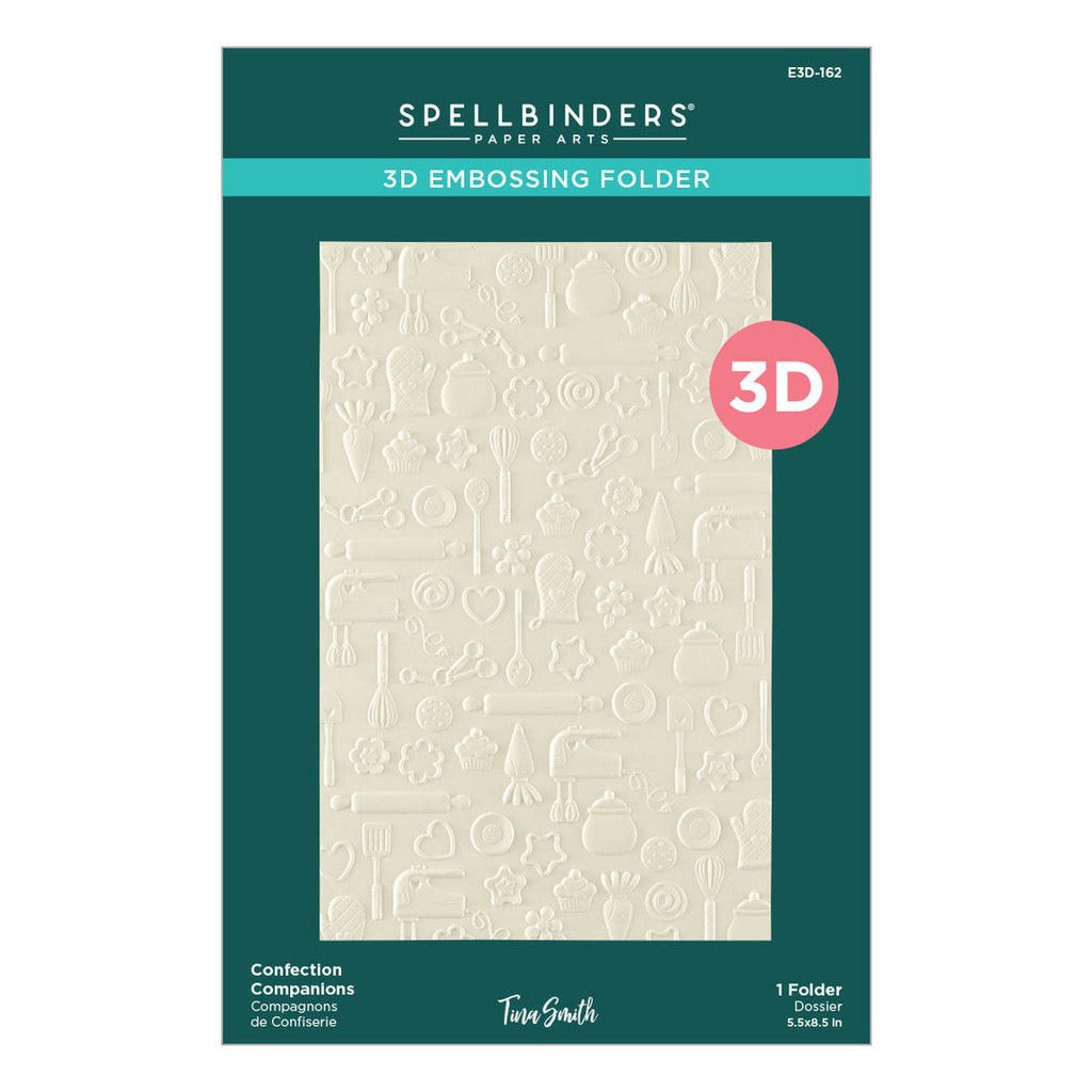 Spellbinders - Confection Companions 3D Embossing Folder